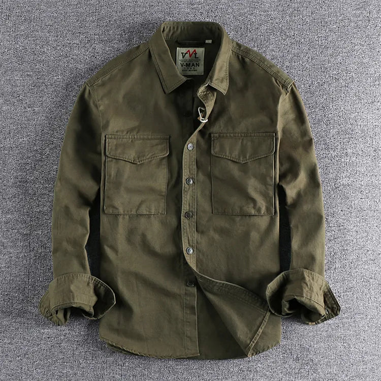 Bryan | Stylish Utility Shirt for Effortless Everyday Elegance 0
