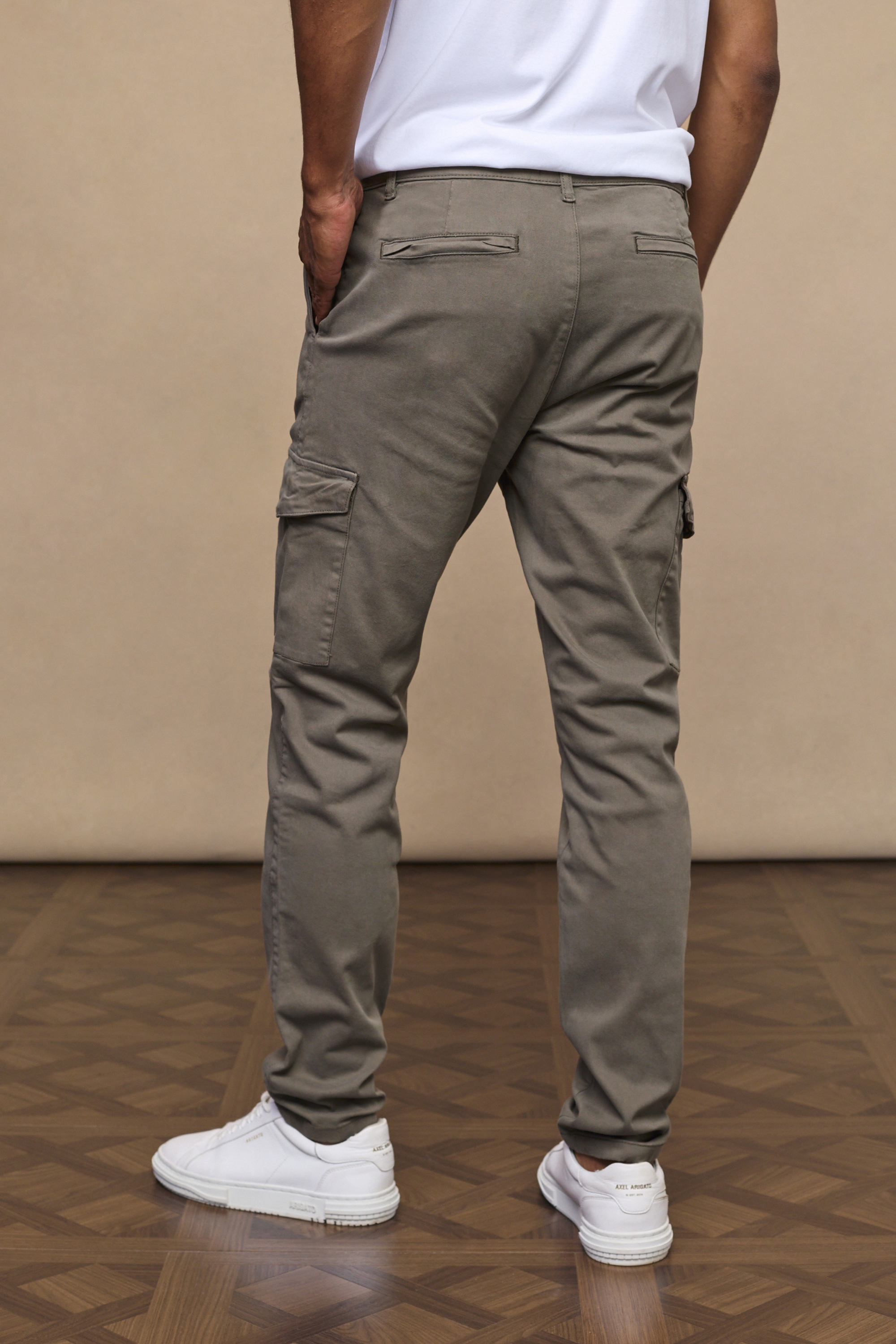 Lenox Dark Olive Cargo Trousers for Women | Comfortable Straight Leg with Utility Pockets 1