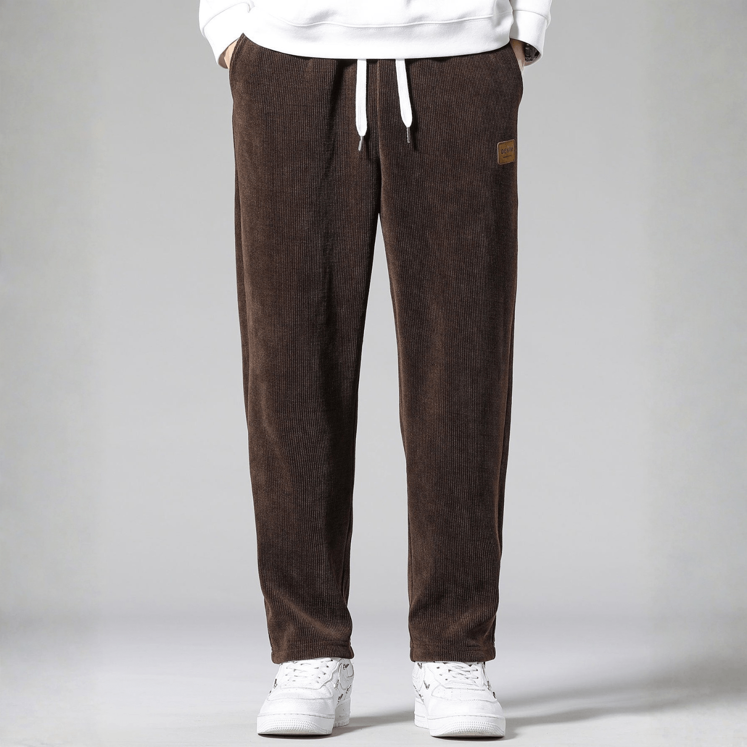 Noah | Men's Straight Fit Corduroy Trousers for Casual Autumn and Winter Wear 1