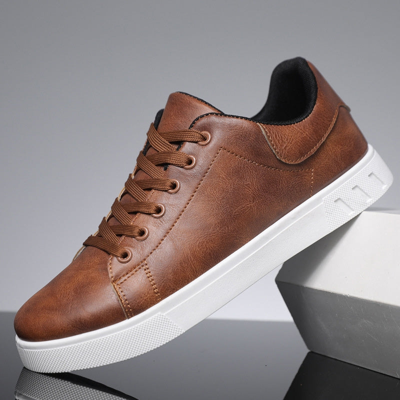 Robert | Men's Faux Leather Trainers for All-Day Comfort and Style 1