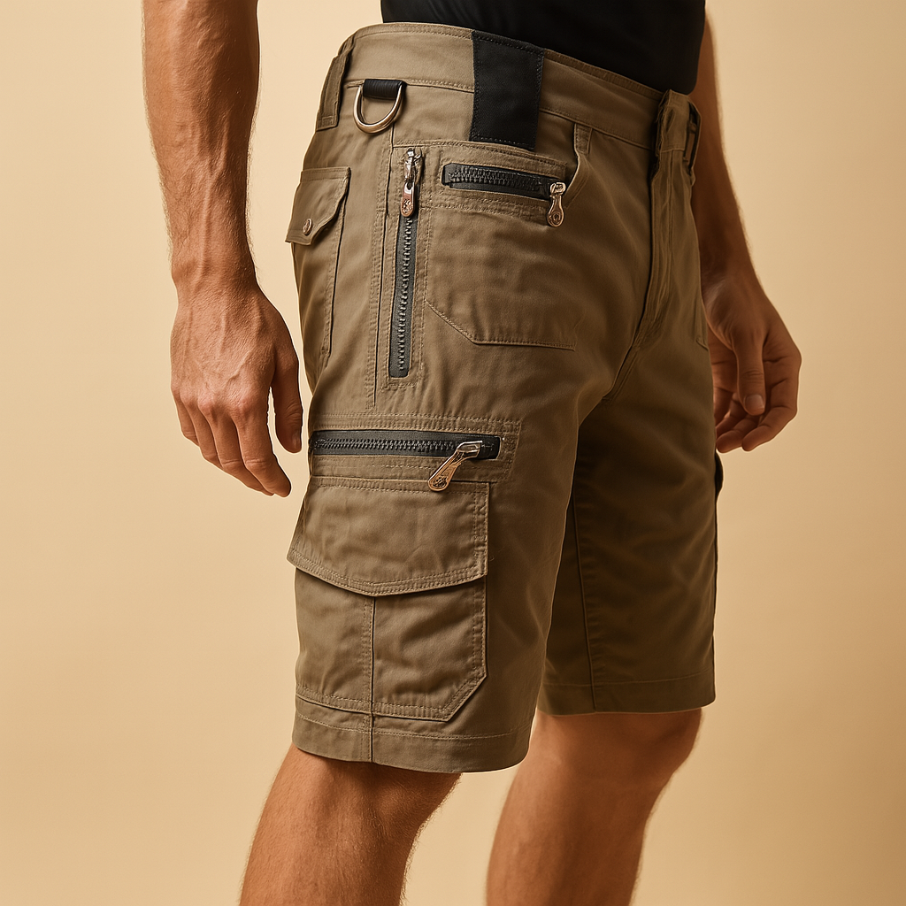 Brandon | Relaxed Fit Men's Cargo Shorts with Multiple Pockets 1