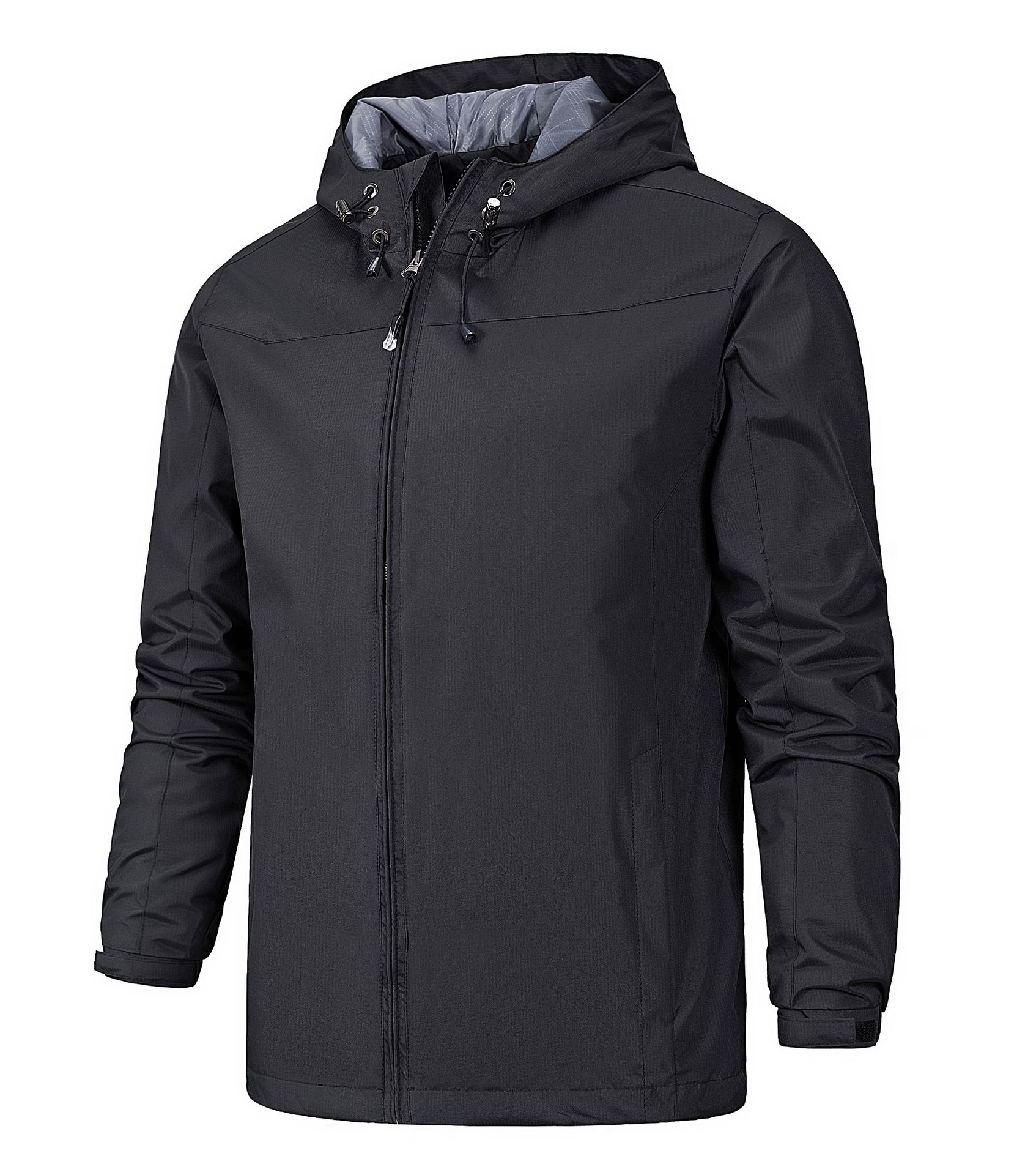 Carter | Men's Hooded Jacket with Full Zip - Stylish Winter Coat for Casual and Active Wear 0