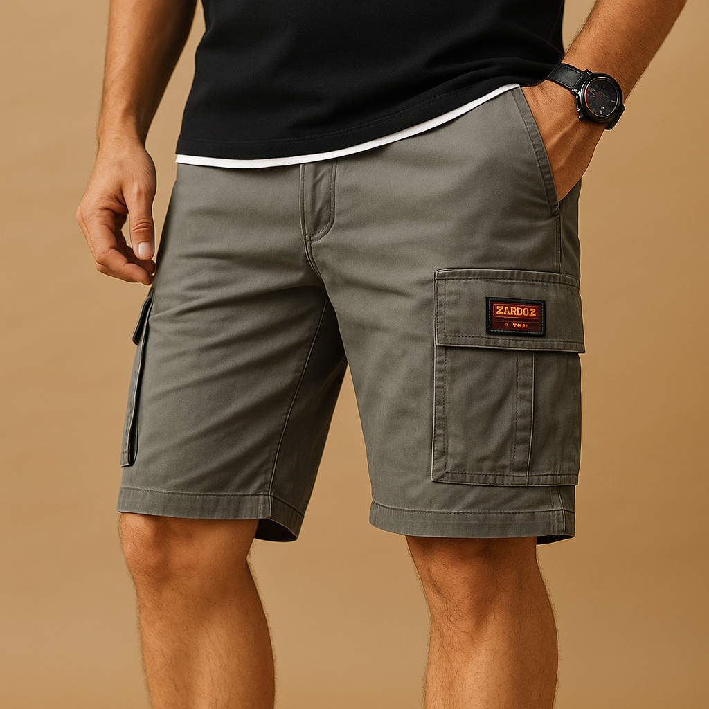 Ethan Quick-Dry Black Cargo Shorts for Men | Lightweight & Functional Outdoor Shorts 2