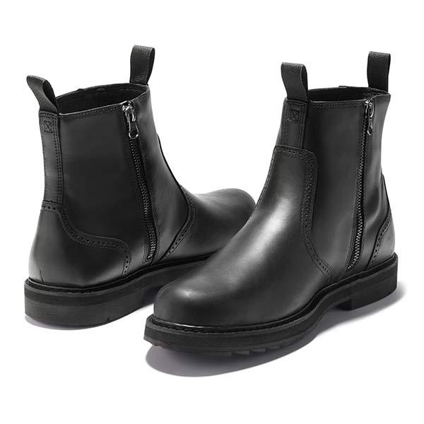 Joey | Men's Chelsea Ankle Boots with Elastic Side Panels and Durable Lug Sole 1