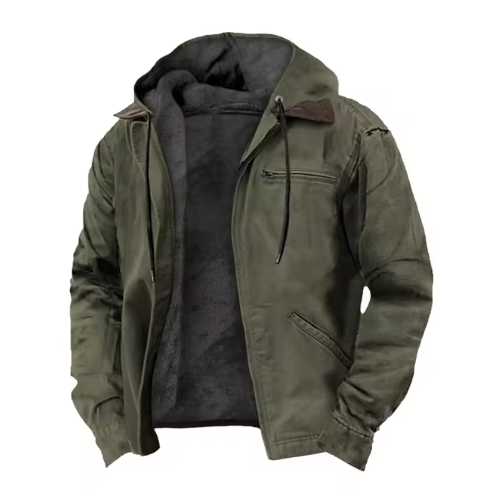 Morgan | Men's Zip-Up Hooded Jacket for Winter Comfort and Style 1