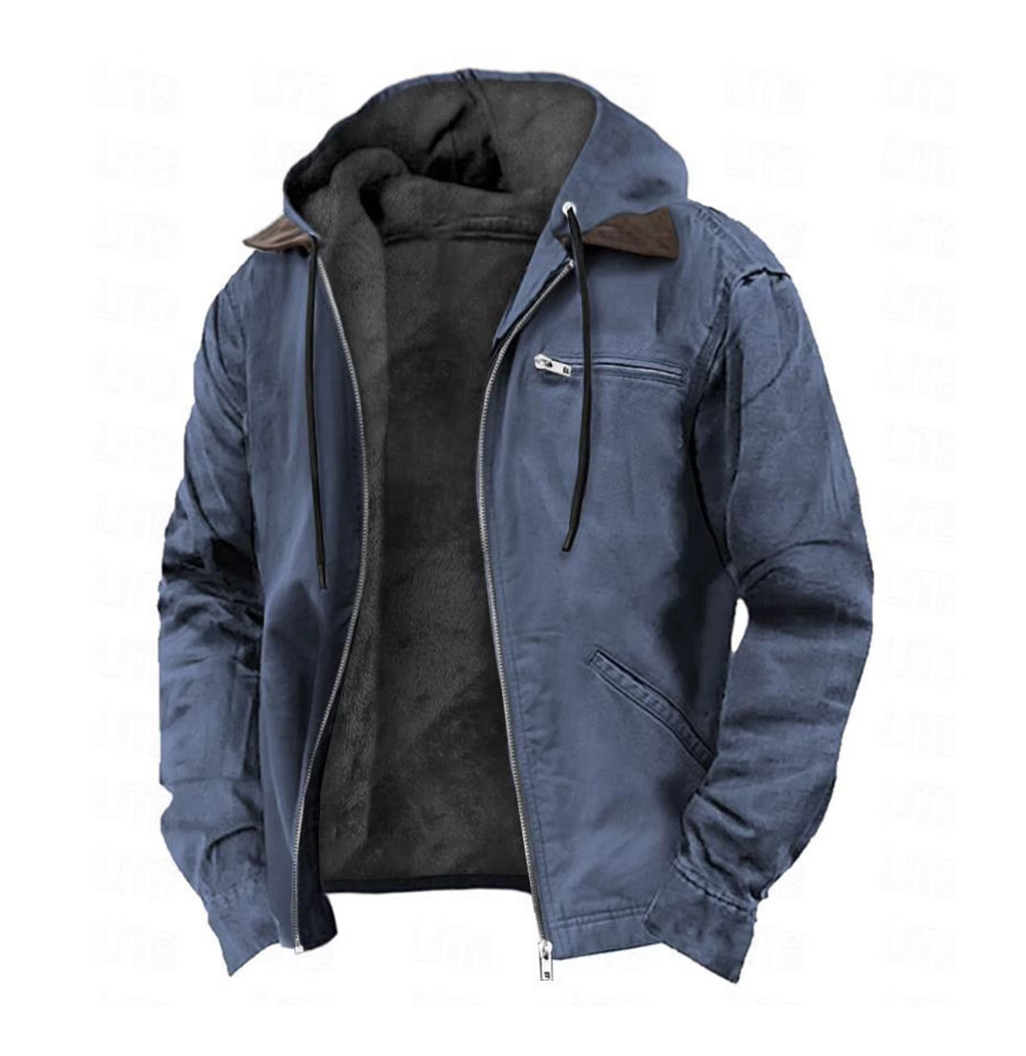 Morgan | Men's Zip-Up Hooded Jacket for Winter Comfort and Style 2