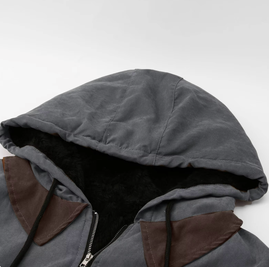 Morgan | Men's Zip-Up Hooded Jacket for Winter Comfort and Style 5