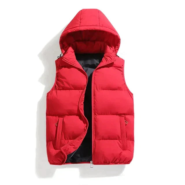 Quilted Hooded Vest for Men | Stylish and Comfortable Layer for Cold Weather 4