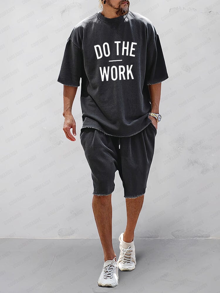 Relaxed Fit Solid Gym Clothes Set for Women | Comfortable Sports Outfit for Active Living 8