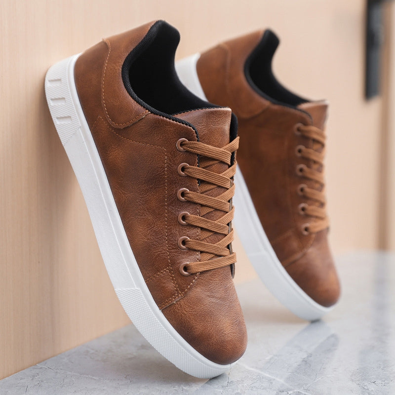Robert | Men's Faux Leather Trainers for All-Day Comfort and Style 0