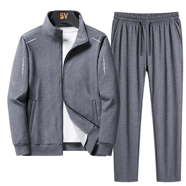 Stylish Womens Tracksuit Set | Zip-Up Jacket and Jogger Pants for Casual Outings 1